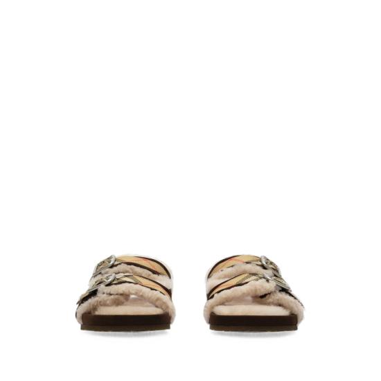 26FW 버버리 뮬/슬리퍼 8127386 MF URCHIN C5158 BROWN NEUTRALS - BURBERRY