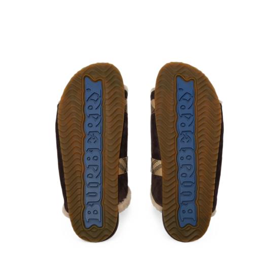 26FW 버버리 뮬/슬리퍼 8127386 MF URCHIN C5158 BROWN NEUTRALS - BURBERRY
