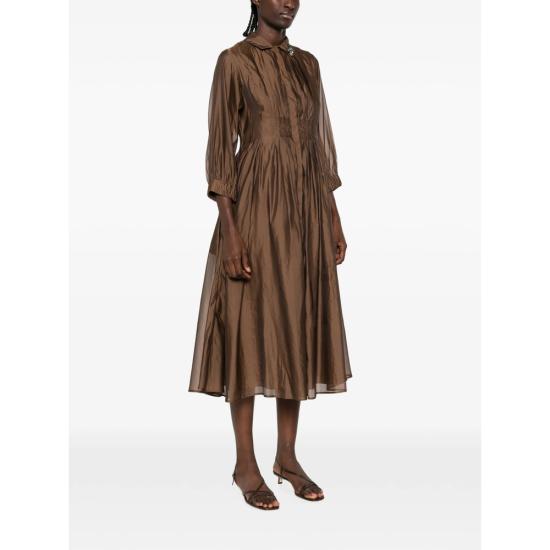 26FW 막스마라 롱 원피스 STMVETRO 034 013 BROWN - MAX MARA