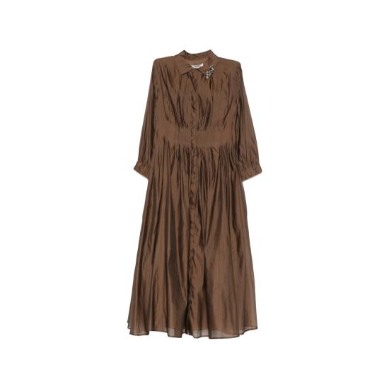 26FW 막스마라 롱 원피스 STMVETRO 034 013 BROWN