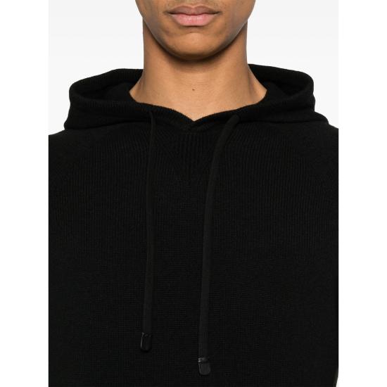 26FW 톰포드 후드 티셔츠 YMK069 KOL003 NAA BLACK - TOMFORD