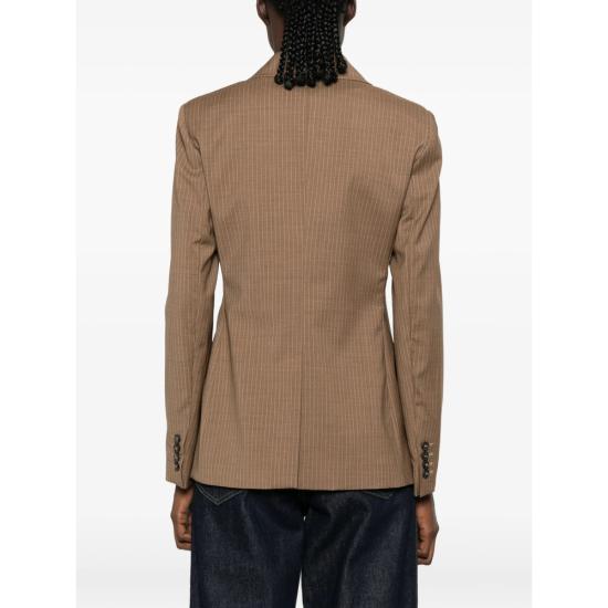 26FW 막스마라 스튜디오 수트 자켓 MSTUMICO 528 005 BROWN - MAX MARA STUDIO
