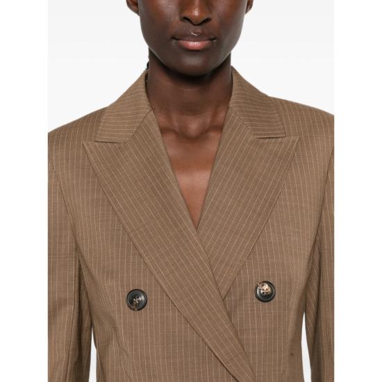 26FW 막스마라 스튜디오 수트 자켓 MSTUMICO 528 005 BROWN - MAX MARA STUDIO