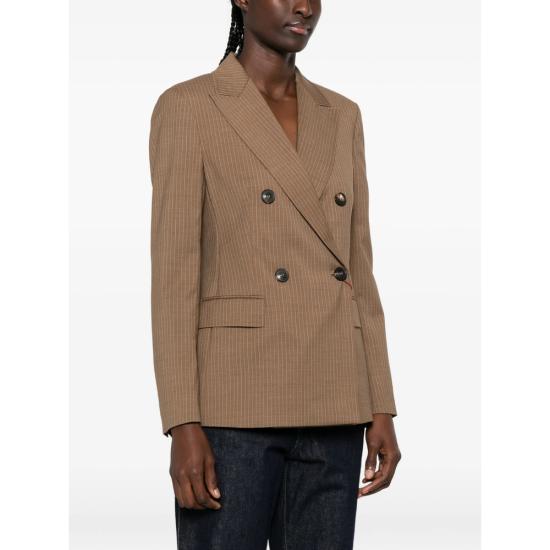 26FW 막스마라 스튜디오 수트 자켓 MSTUMICO 528 005 BROWN - MAX MARA STUDIO