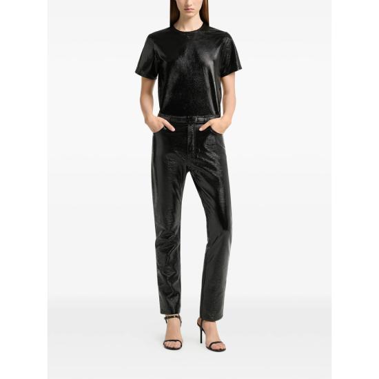 26FW 쿠레쥬 반팔 티셔츠 326CTO561VY 0016 9999 BLACK - COURREGES