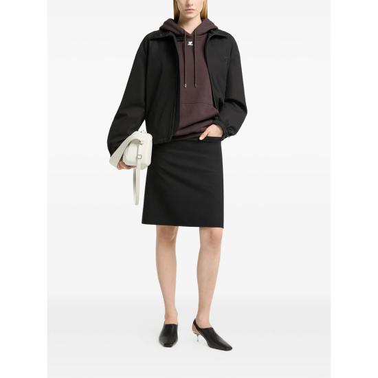 26FW 쿠레쥬 봄버 자켓 326CBL369CO 0134 9999 BLACK - COURREGES