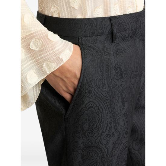 26FW 에트로 수트 팬츠 99TJ218 WREA0001 N0799 BLACK - ETRO