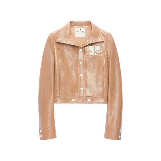 26FW 쿠레쥬 가죽 자켓 223CBL005VY 0014 1091 NEUTRALS