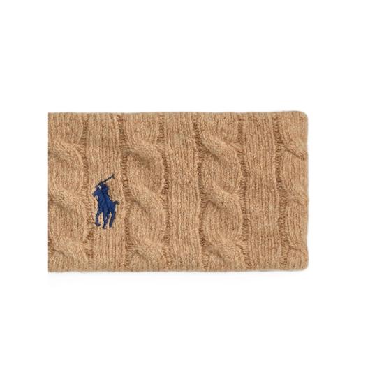 26FW 랄프 로렌 헤어 액세서리 455981426003 CAMEL NEUTRALS - RALPH LAUREN