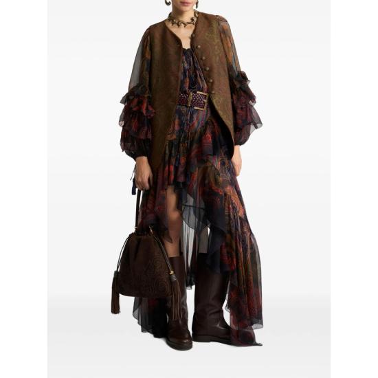 26FW 에트로 베스트 99TJB1B WRDA0014 S9890 BROWN GREEN - ETRO