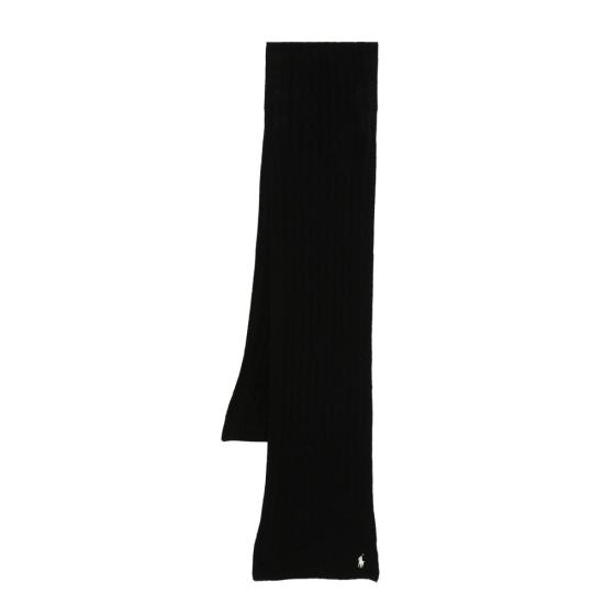 26FW 랄프 로렌 머플러/스카프 455956296001 BLACK