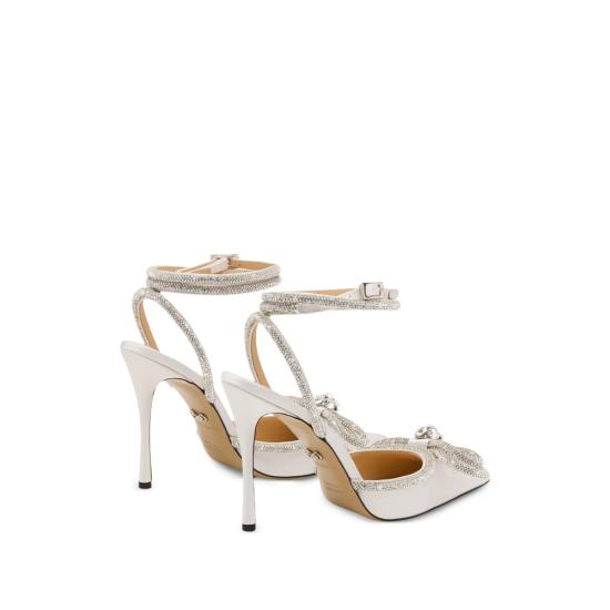 26FW 마흐앤마흐 힐/펌프스 CSS0235110 WHITE WHITE SILVER - MACH&MACH