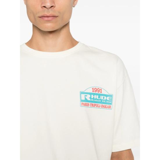 26FW 루드 반팔 티셔츠 RHPF26TT09012 6186 YELLOW - RHUDE