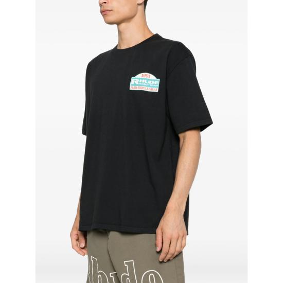 26FW 루드 반팔 티셔츠 RHPF26TT09012 6185 BLACK - RHUDE