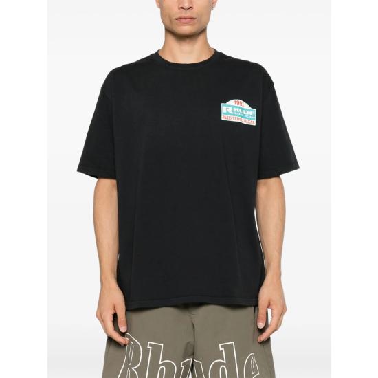 26FW 루드 반팔 티셔츠 RHPF26TT09012 6185 BLACK - RHUDE