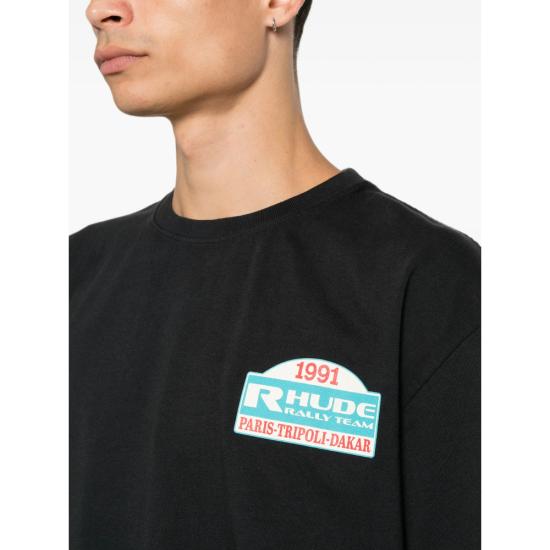 26FW 루드 반팔 티셔츠 RHPF26TT09012 6185 BLACK - RHUDE