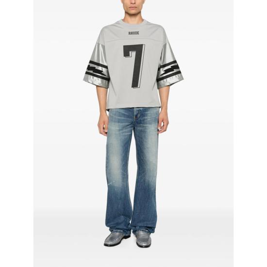 26FW 루드 반팔 티셔츠 RHPF26TT01016 6525 GREY - RHUDE