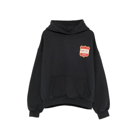 26FW 루드 후드 티셔츠 RHPF26HO01012 6499 BLACK