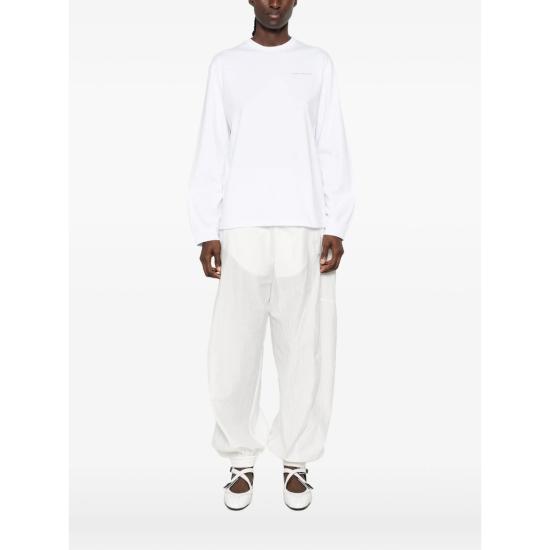 26FW 세실리아 반센 긴팔 티셔츠 RTW19006 BLILY WHPIN WHITE - CECILIE BAHNSEN