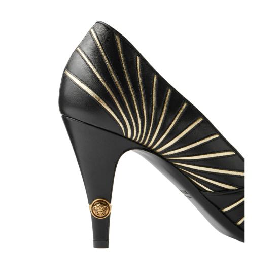 26FW 베르사체 힐/펌프스 1A00198 1025349 2B13J BLACK - VERSACE