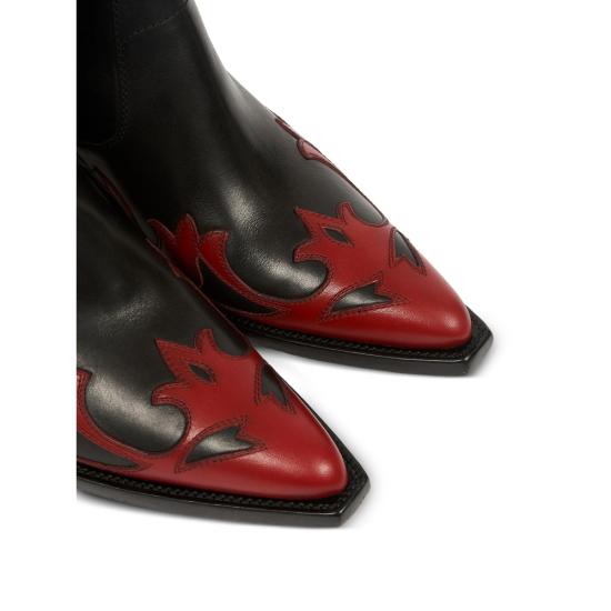 26FW 마르지엘라 스니커즈 P7788 S57WU0301 H0058 BLACK RED - MAISON MARGIELA