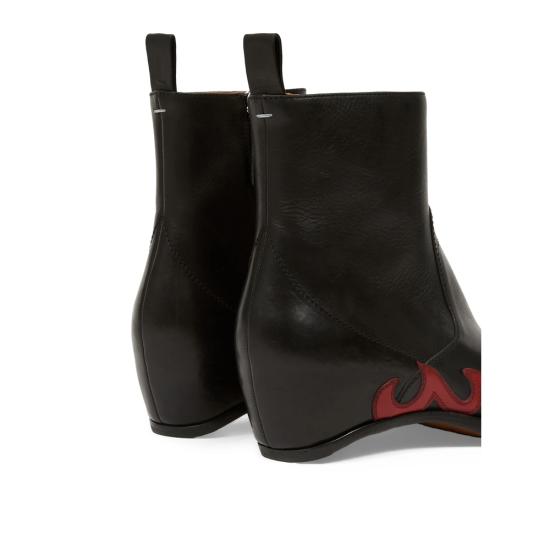 26FW 마르지엘라 스니커즈 P7788 S57WU0301 H0058 BLACK RED - MAISON MARGIELA