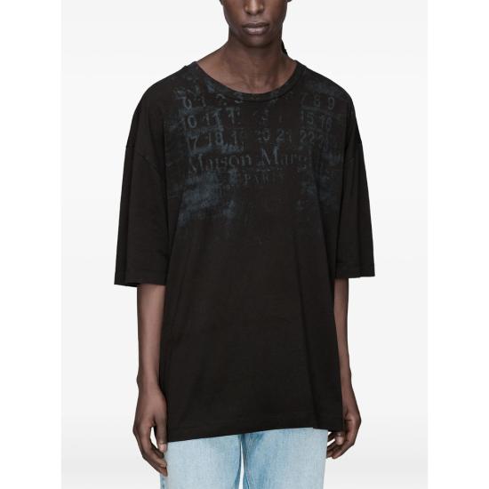 26FW 마르지엘라 반팔 티셔츠 S24607 S50GC0737 855 BLACK - MAISON MARGIELA