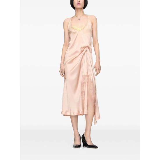 26FW 마르지엘라 롱 원피스 M36047 S51DD0071 217 PINK - MAISON MARGIELA