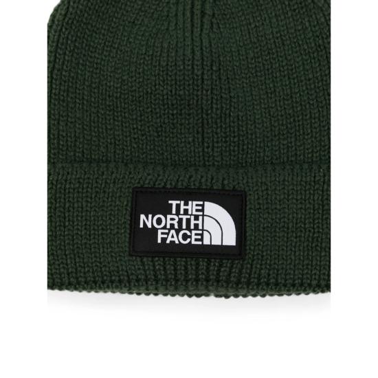 26FW 노스페이스 TNF 로고 박스 커프드 비니 NF0A8CHENLW1 GREEN - NORTH FACE