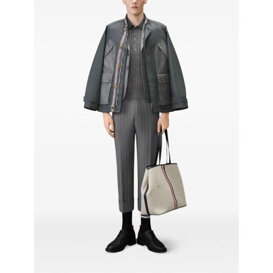 26FW 톰브라운 폴로 티셔츠 MKP166A Y1018 982 GREY - THOM BROWNE