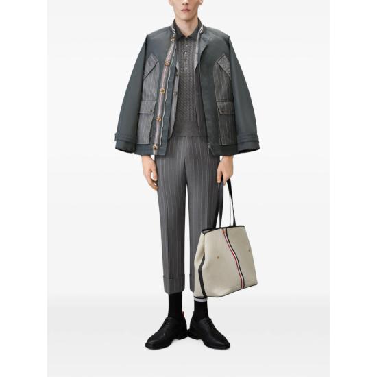 26FW 톰브라운 폴로 티셔츠 MKP166A Y1018 982 GREY - THOM BROWNE