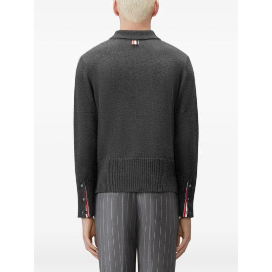 26FW 톰브라운 폴로 티셔츠 MKP166A Y1018 982 GREY - THOM BROWNE