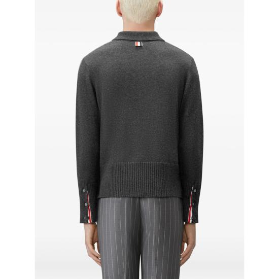 26FW 톰브라운 폴로 티셔츠 MKP166A Y1018 982 GREY - THOM BROWNE