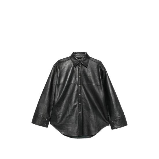 26FW 하이쿠레 가죽 자켓 HEW06107 PL008TP C0100 BLACK