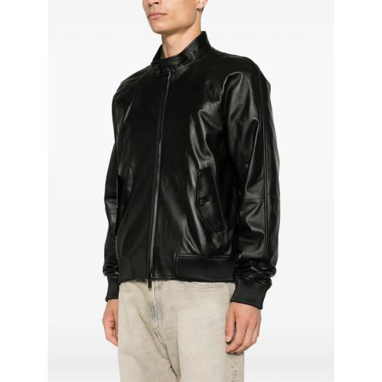 26FW 디스퀘어드2 가죽 자켓 D07052 S74AM1752 900 BLACK - DSQUARED2