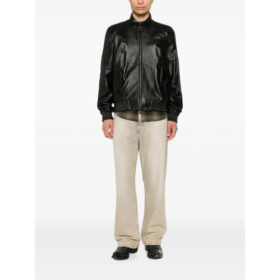 26FW 디스퀘어드2 가죽 자켓 D07052 S74AM1752 900 BLACK - DSQUARED2