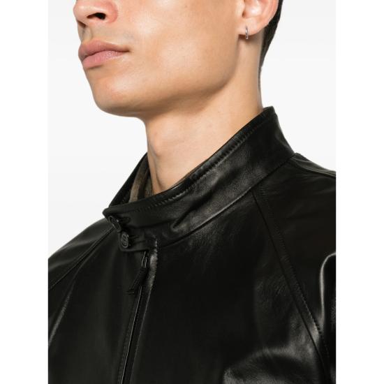 26FW 디스퀘어드2 가죽 자켓 D07052 S74AM1752 900 BLACK - DSQUARED2