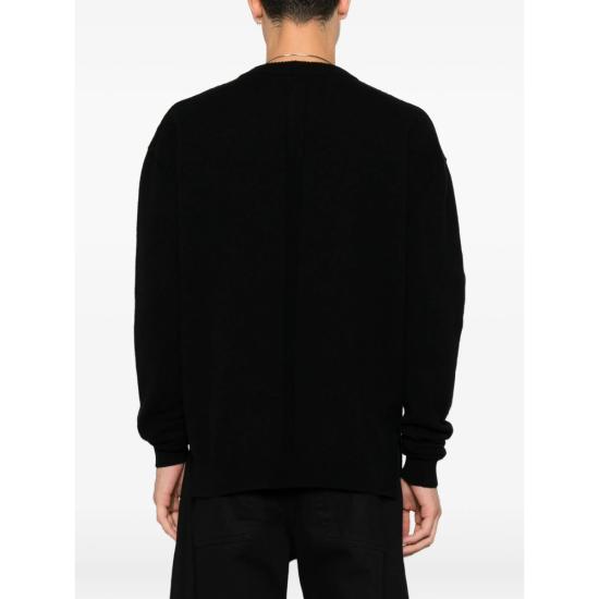 26FW 릭 오웬스 스웨터 RU02F4684 WSBR 09 BLACK - RICK OWENS