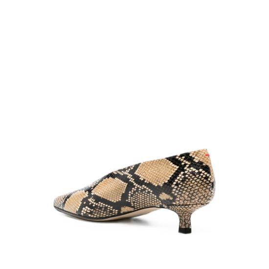 26FW 에이드 힐/펌프스 CLARA PU01250060 HAZEL NEUTRALS BLACK - AEYDE