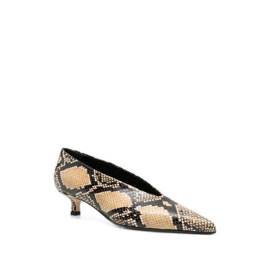 26FW 에이드 힐/펌프스 CLARA PU01250060 HAZEL NEUTRALS BLACK - AEYDE