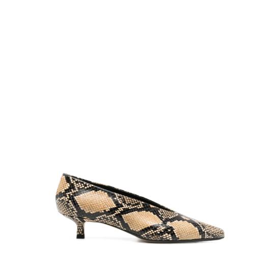 26FW 에이드 힐/펌프스 CLARA PU01250060 HAZEL NEUTRALS BLACK