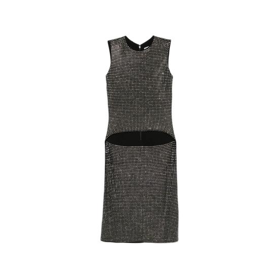 26FW 알렉산더 왕 민소매 티셔츠 1CC3261359 001 BLACK SILVER