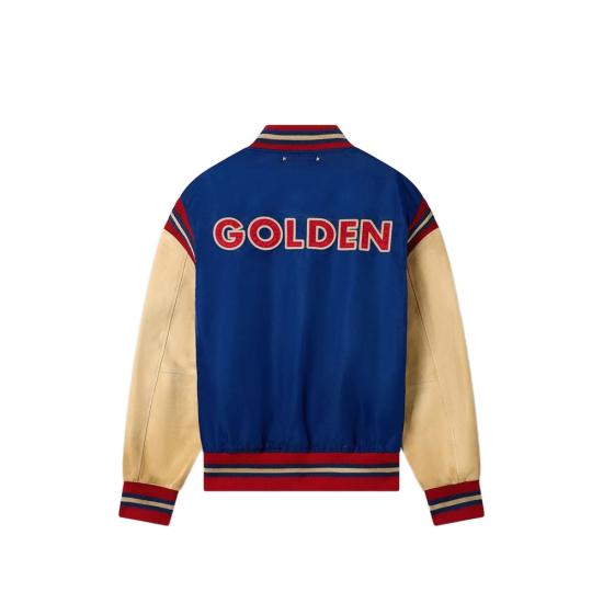 26FW 골든구스 봄버 자켓 GMP02792 P002665 51141 BLUE NEUTRALS - GOLDEN GOOSE