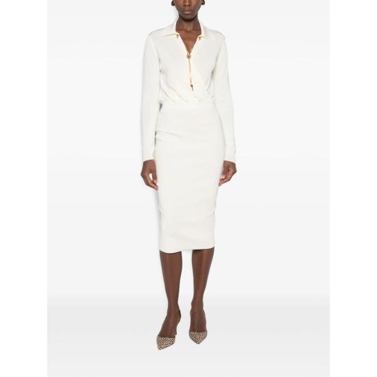 26FW 엘리자베타프랜치 미디 원피스 AM19S66E2 193 NEUTRALS - ELISABETTA FRANCHI