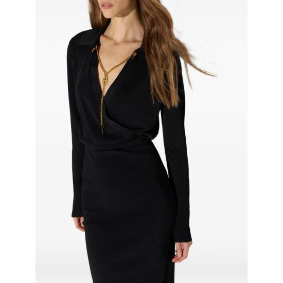 26FW 엘리자베타프랜치 원피스 AM19S66E2 110 BLACK - ELISABETTA FRANCHI