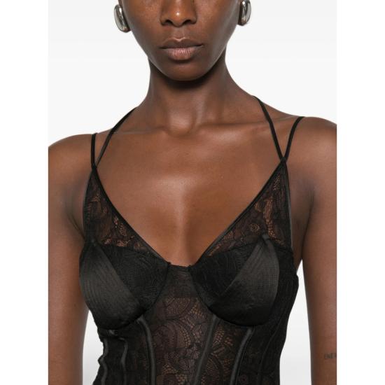26FW 엘리자베타프랜치 미디 원피스 AB97266E2 110 BLACK - ELISABETTA FRANCHI
