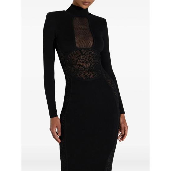 26FW 엘리자베타프랜치 미디 원피스 AM28Q66E2 110 BLACK - ELISABETTA FRANCHI