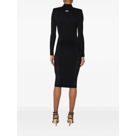 26FW 엘리자베타프랜치 미디 원피스 AM28Q66E2 110 BLACK - ELISABETTA FRANCHI
