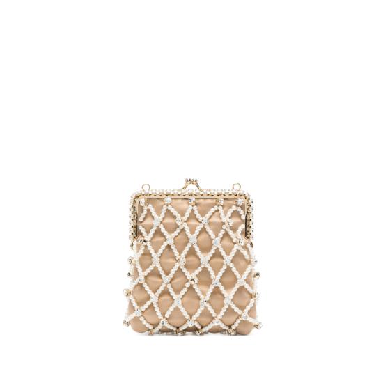 26FW 로산티카 클러치/파우치 B18435 ETEREA PEABE GOLD NEUTRALS