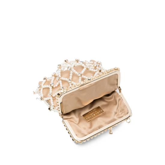 26FW 로산티카 클러치/파우치 B18435 ETEREA PEABE GOLD NEUTRALS - ROSANTICA